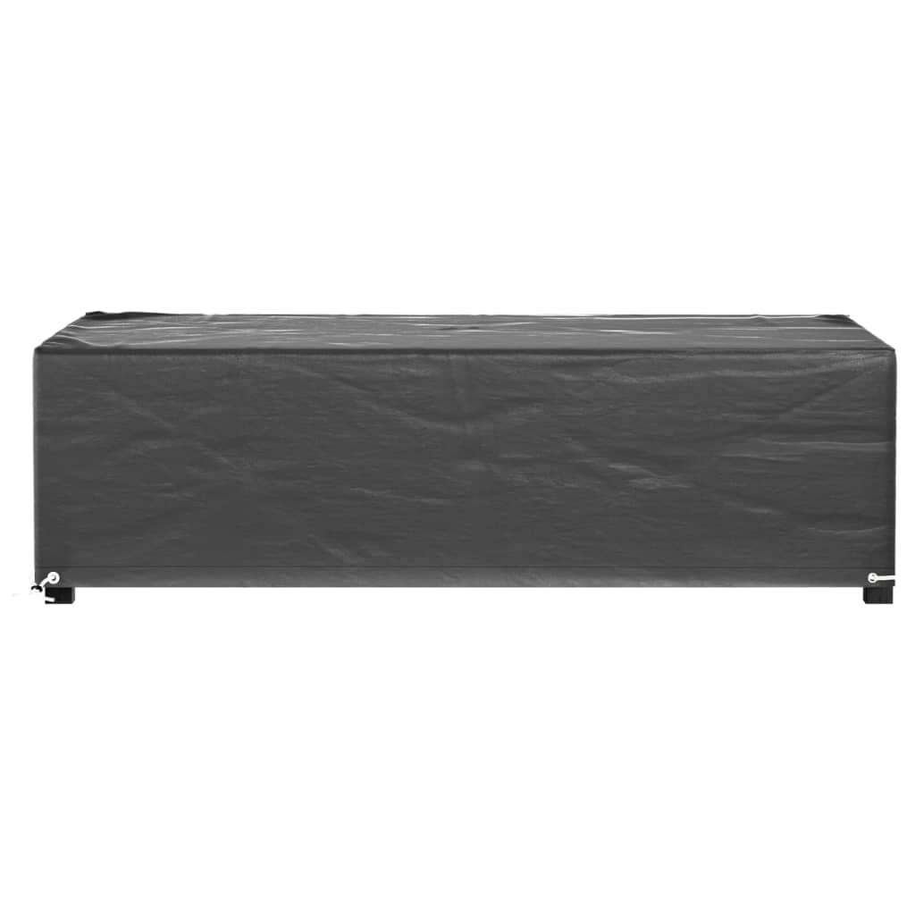 Tuinmeubelhoezen 2 st 8 oogjes rechthoekig 125x70x35 cm is nu te koop bij PeponiXL, paradijselijk wonen!