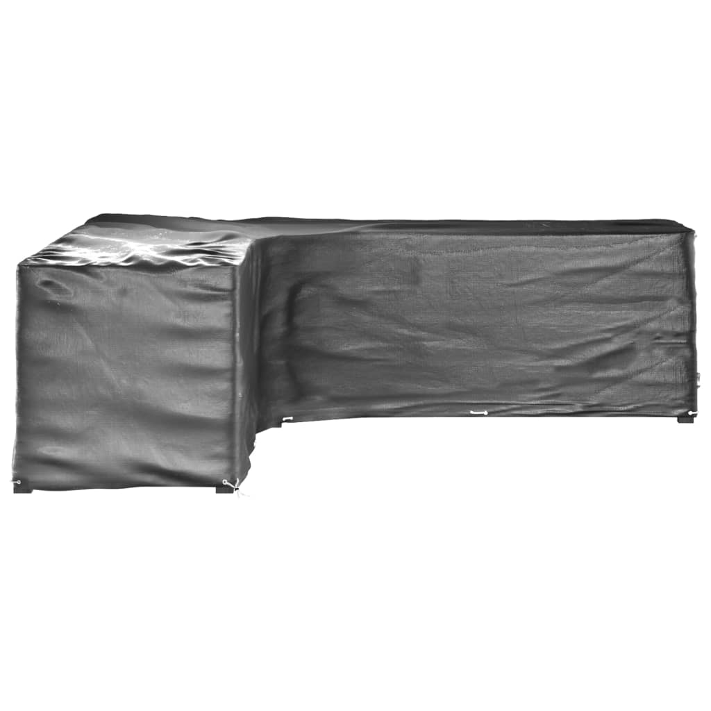 Tuinmeubelhoezen L-vormig 2 st 20 oogjes 300x300x90 cm is nu te koop bij PeponiXL, paradijselijk wonen!