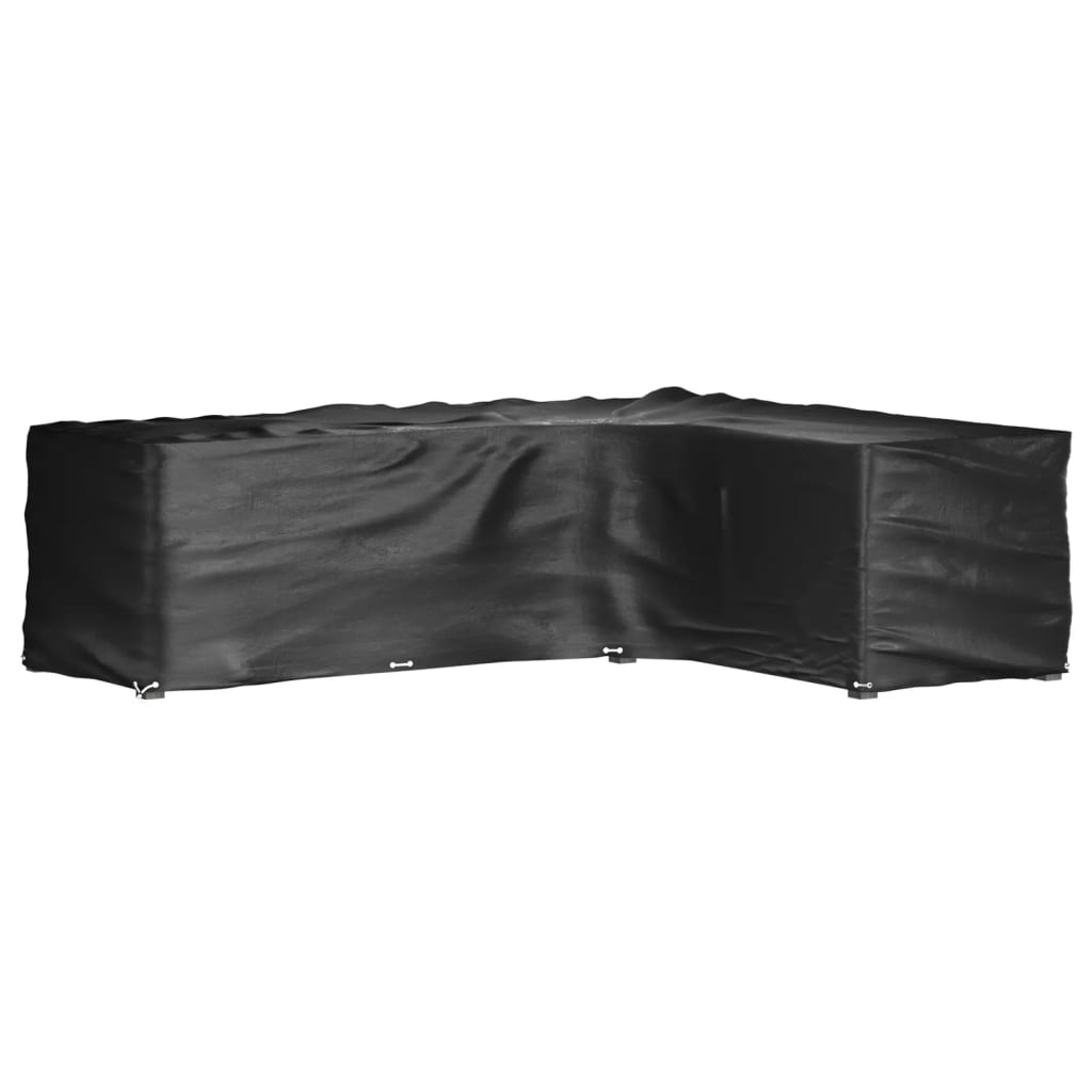 Tuinmeubelhoezen L-vormig 2 st 18 oogjes 285x220x80 cm is nu te koop bij PeponiXL, paradijselijk wonen!