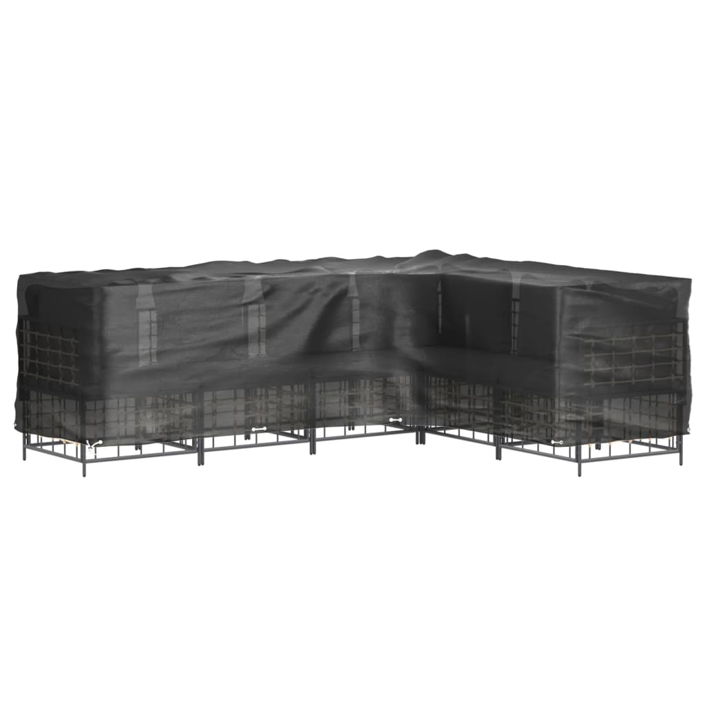 Tuinmeubelhoezen L-vormig 2 st 18 oogjes 285x220x80 cm is nu te koop bij PeponiXL, paradijselijk wonen!