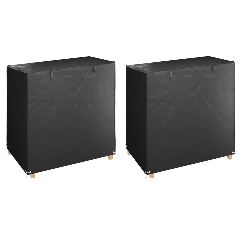 Schommelbankhoezen 2 st 8 oogjes 125x90x135/165 cm polyetheen is nu te koop bij PeponiXL, paradijselijk wonen!