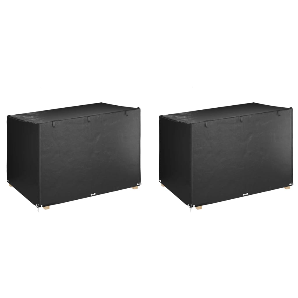 Schommelbankhoezen 2 st 12 oogjes 215x150x130/150 cm polyetheen is nu te koop bij PeponiXL, paradijselijk wonen!