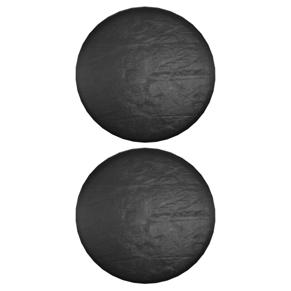 Tuinmeubelhoezen voor loungebed 2 st 8 oogjes rond Ø188x50 cm is nu te koop bij PeponiXL, paradijselijk wonen!