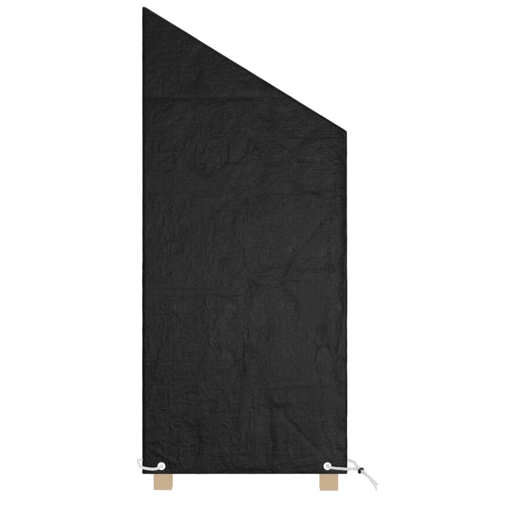 Tuinstoelhoezen 2 st met 8 oogjes 65x65x110/150 cm polyetheen is nu te koop bij PeponiXL, paradijselijk wonen!
