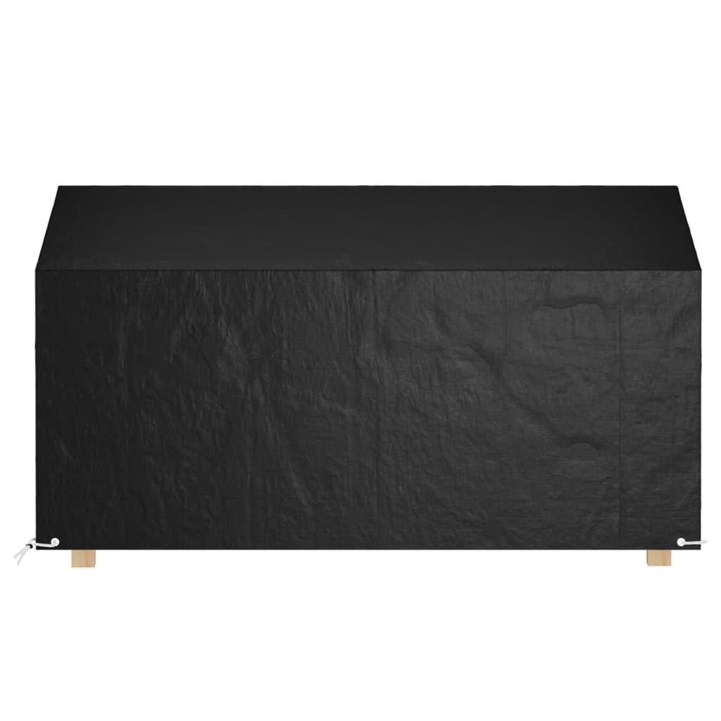 Tuinbankhoezen 2 st 8 oogjes 190x70x70/88 cm polyetheen is nu te koop bij PeponiXL, paradijselijk wonen!