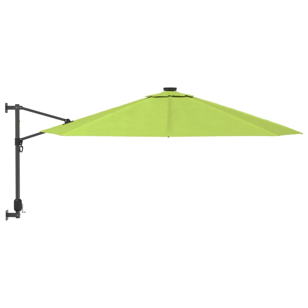 Wandparasol 290 cm appelgroen is nu te koop bij PeponiXL, paradijselijk wonen!