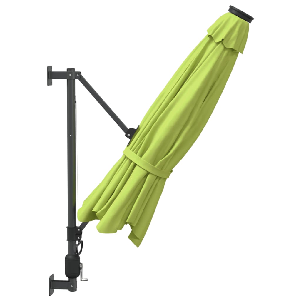 Wandparasol 290 cm appelgroen is nu te koop bij PeponiXL, paradijselijk wonen!