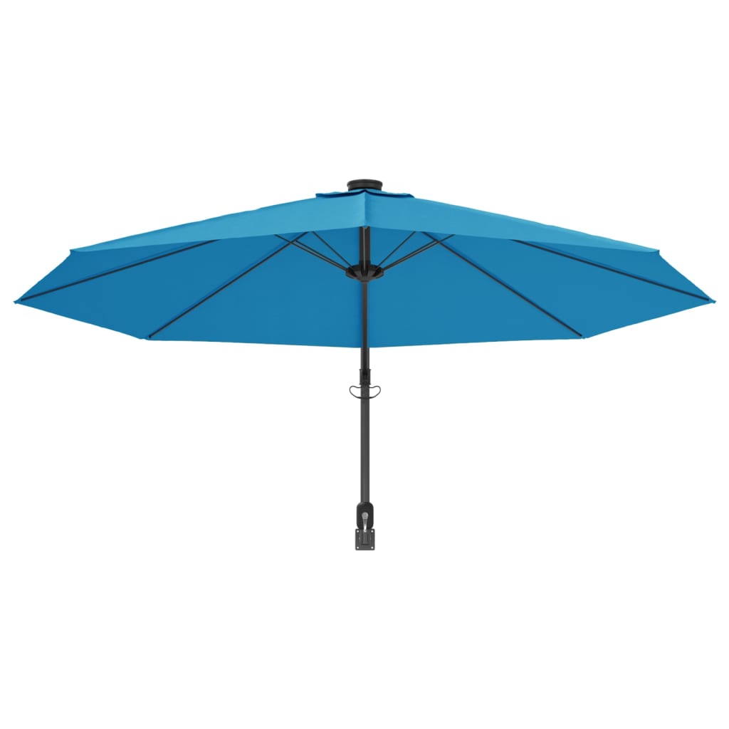 Wandparasol 290 cm zeeblauw is nu te koop bij PeponiXL, paradijselijk wonen!