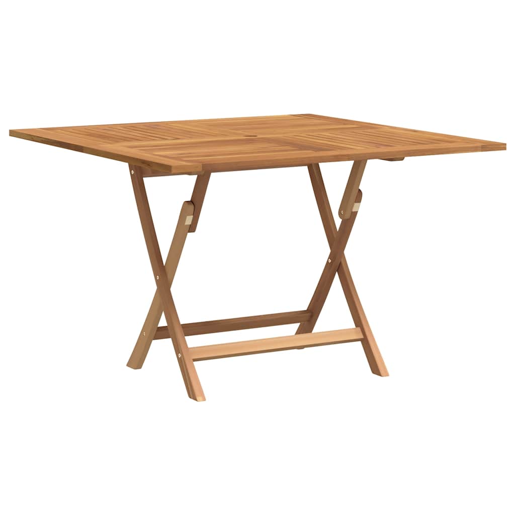 Tuintafel inklapbaar 110x110x75 cm massief teakhout is nu te koop bij PeponiXL, paradijselijk wonen!