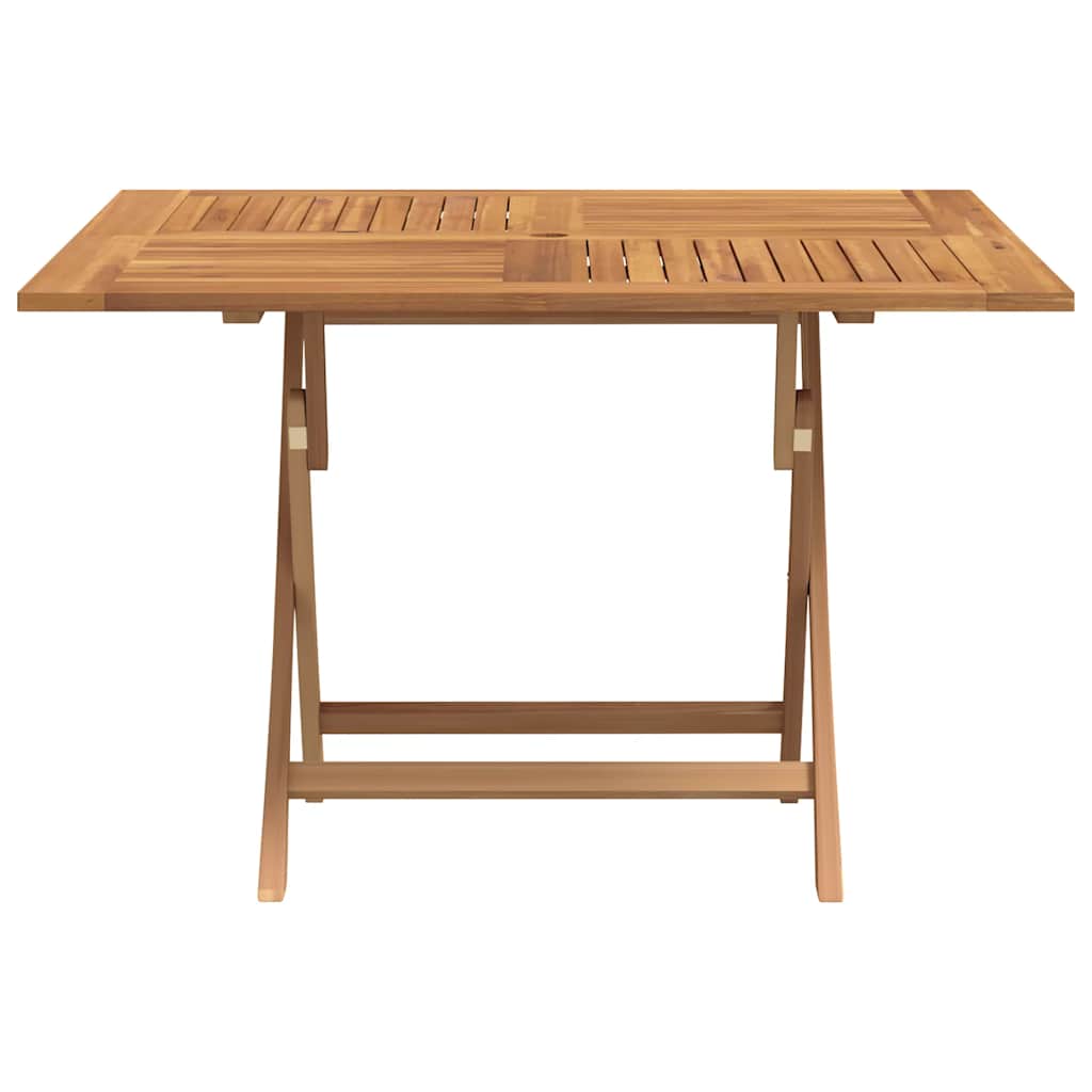 Tuintafel inklapbaar 110x110x75 cm massief teakhout is nu te koop bij PeponiXL, paradijselijk wonen!