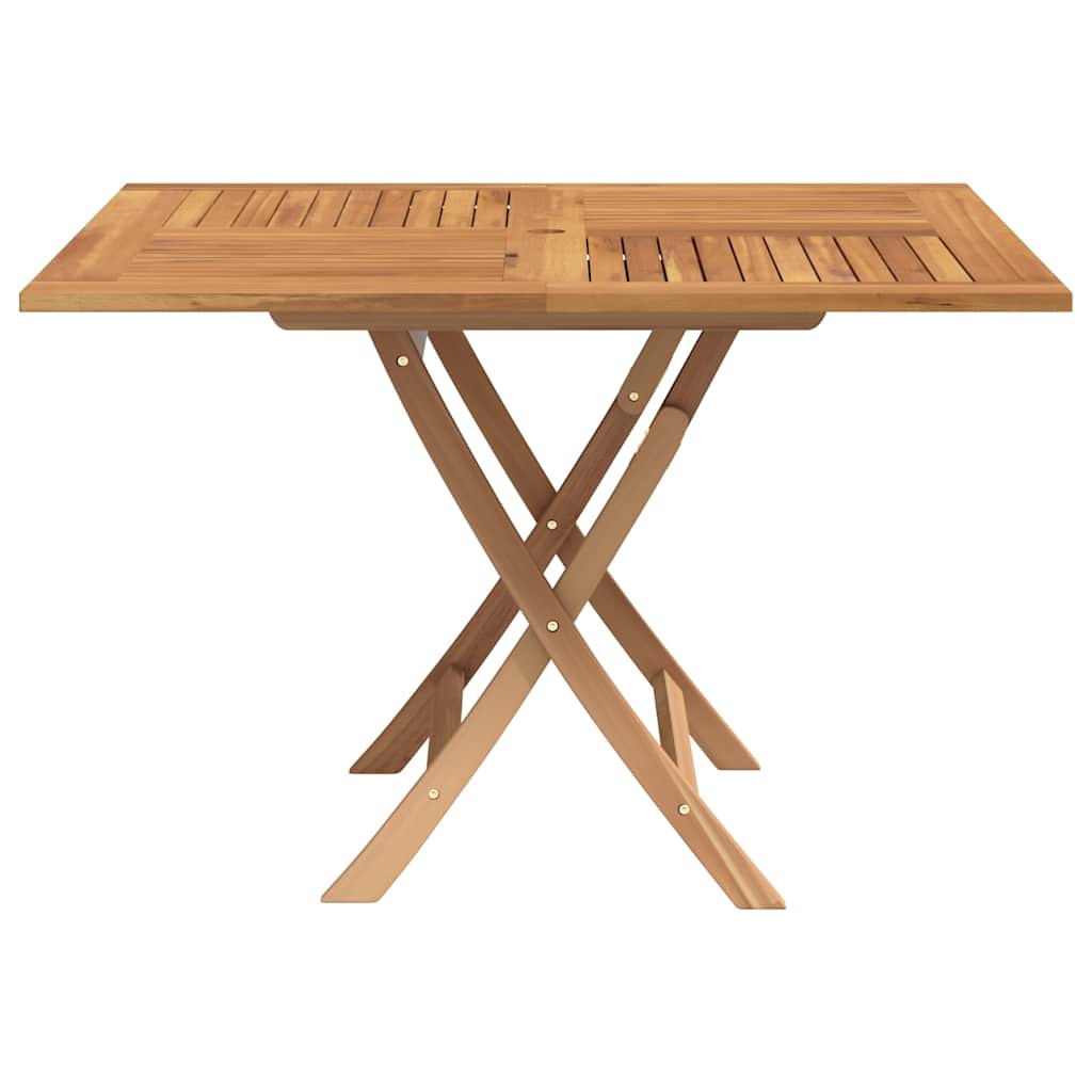 Tuintafel inklapbaar 110x110x75 cm massief teakhout is nu te koop bij PeponiXL, paradijselijk wonen!
