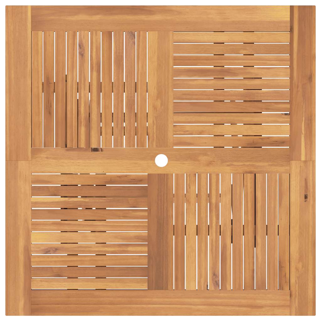 Tuintafel inklapbaar 110x110x75 cm massief teakhout is nu te koop bij PeponiXL, paradijselijk wonen!