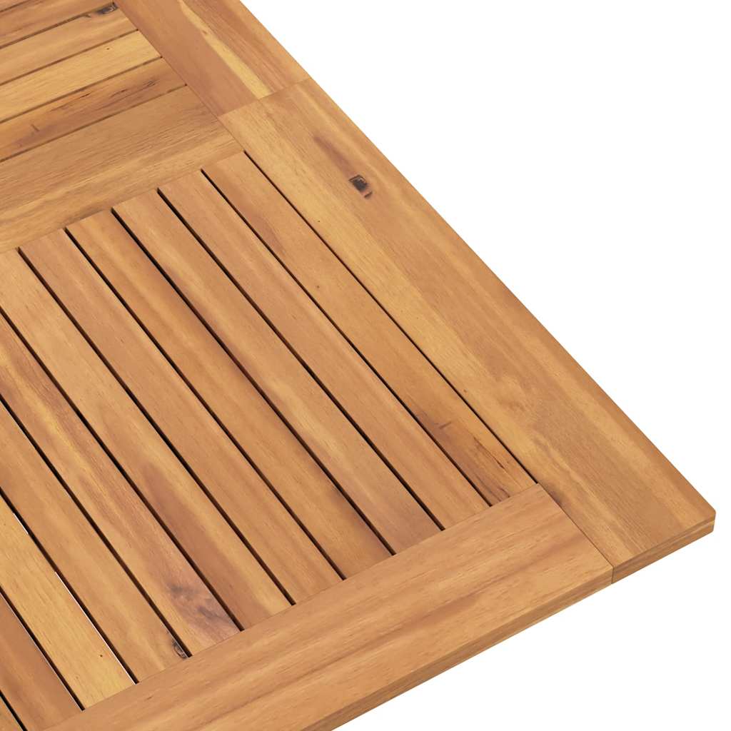 Tuintafel inklapbaar 110x110x75 cm massief teakhout is nu te koop bij PeponiXL, paradijselijk wonen!