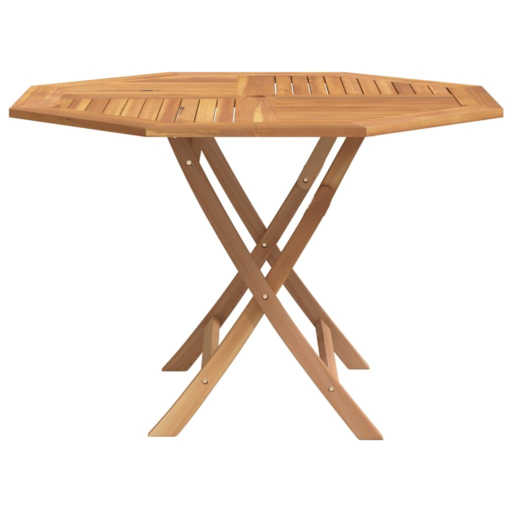 Tuintafel inklapbaar 110x110x75 cm massief teakhout is nu te koop bij PeponiXL, paradijselijk wonen!