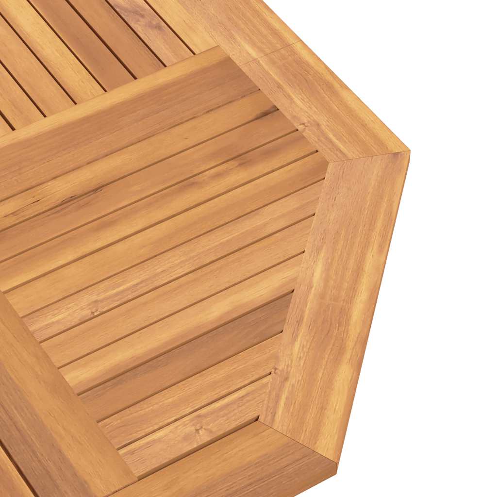 Tuintafel inklapbaar 110x110x75 cm massief teakhout is nu te koop bij PeponiXL, paradijselijk wonen!