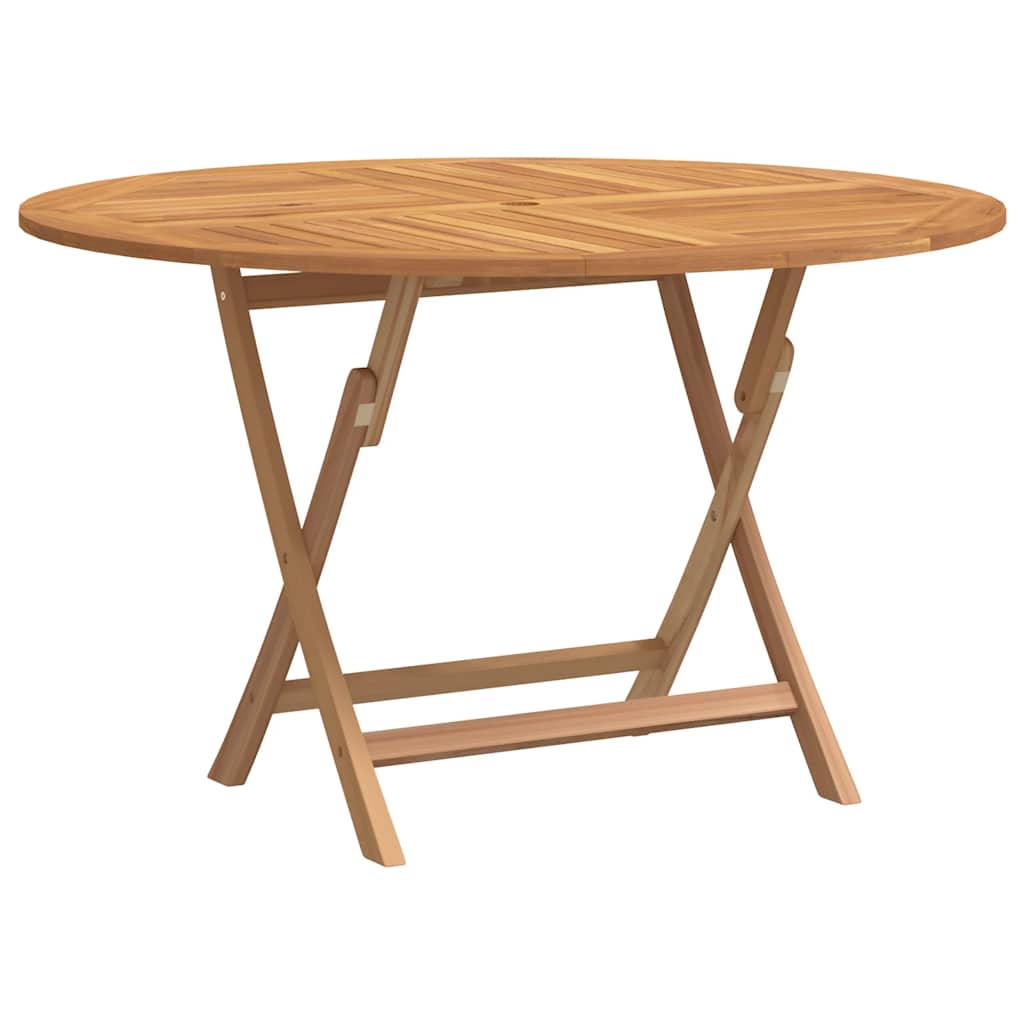 Tuintafel inklapbaar Ø 110x75 cm massief teakhout is nu te koop bij PeponiXL, paradijselijk wonen!