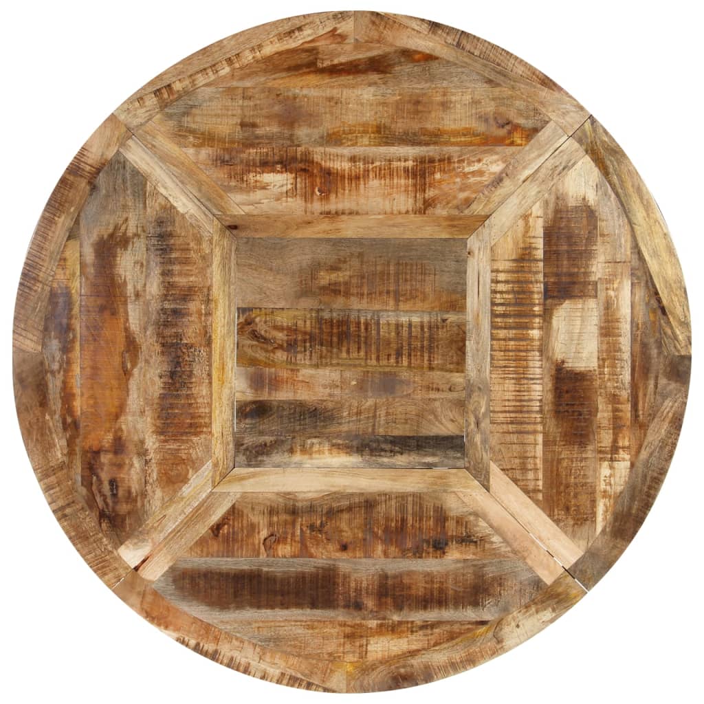 Eettafel Ø150x76 cm massief ruw mangohout is nu te koop bij PeponiXL, paradijselijk wonen!