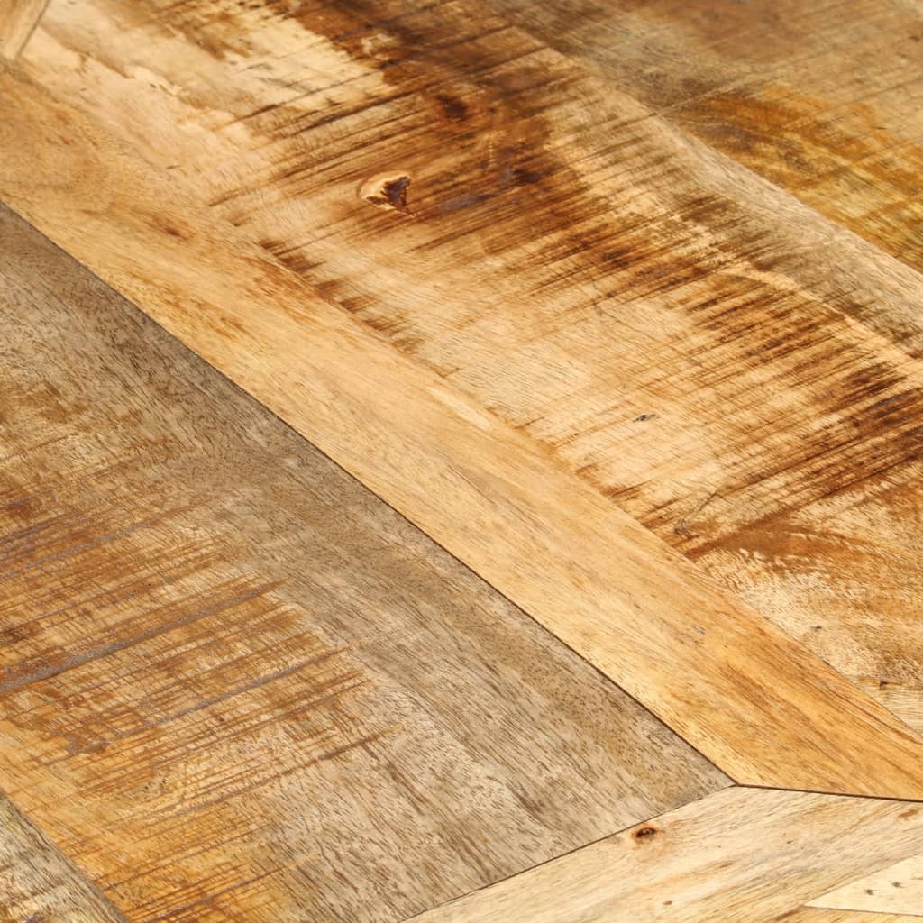 Eettafel Ø150x76 cm massief ruw mangohout is nu te koop bij PeponiXL, paradijselijk wonen!