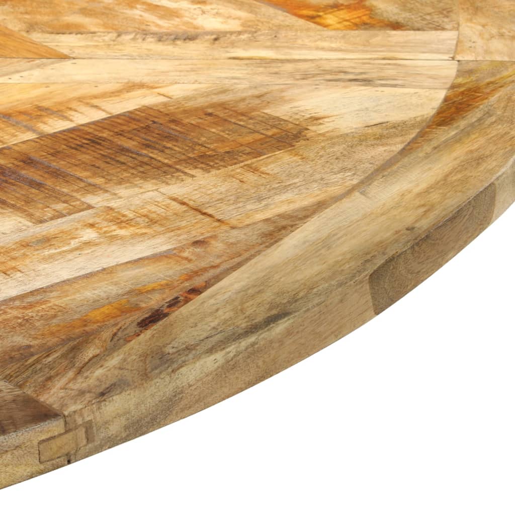 Eettafel Ø150x76 cm massief ruw mangohout is nu te koop bij PeponiXL, paradijselijk wonen!