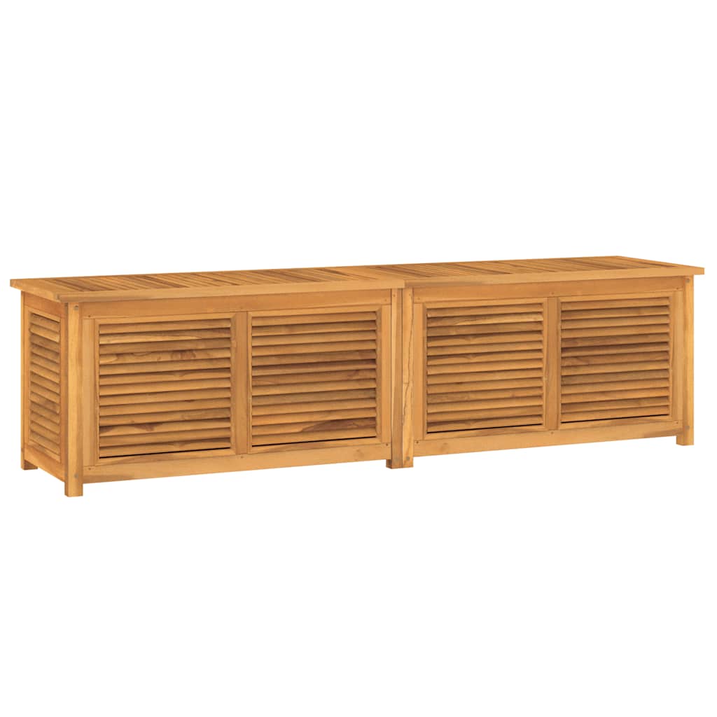 Tuinbox met zak 200x50x55 cm massief teakhout is nu te koop bij PeponiXL, paradijselijk wonen!