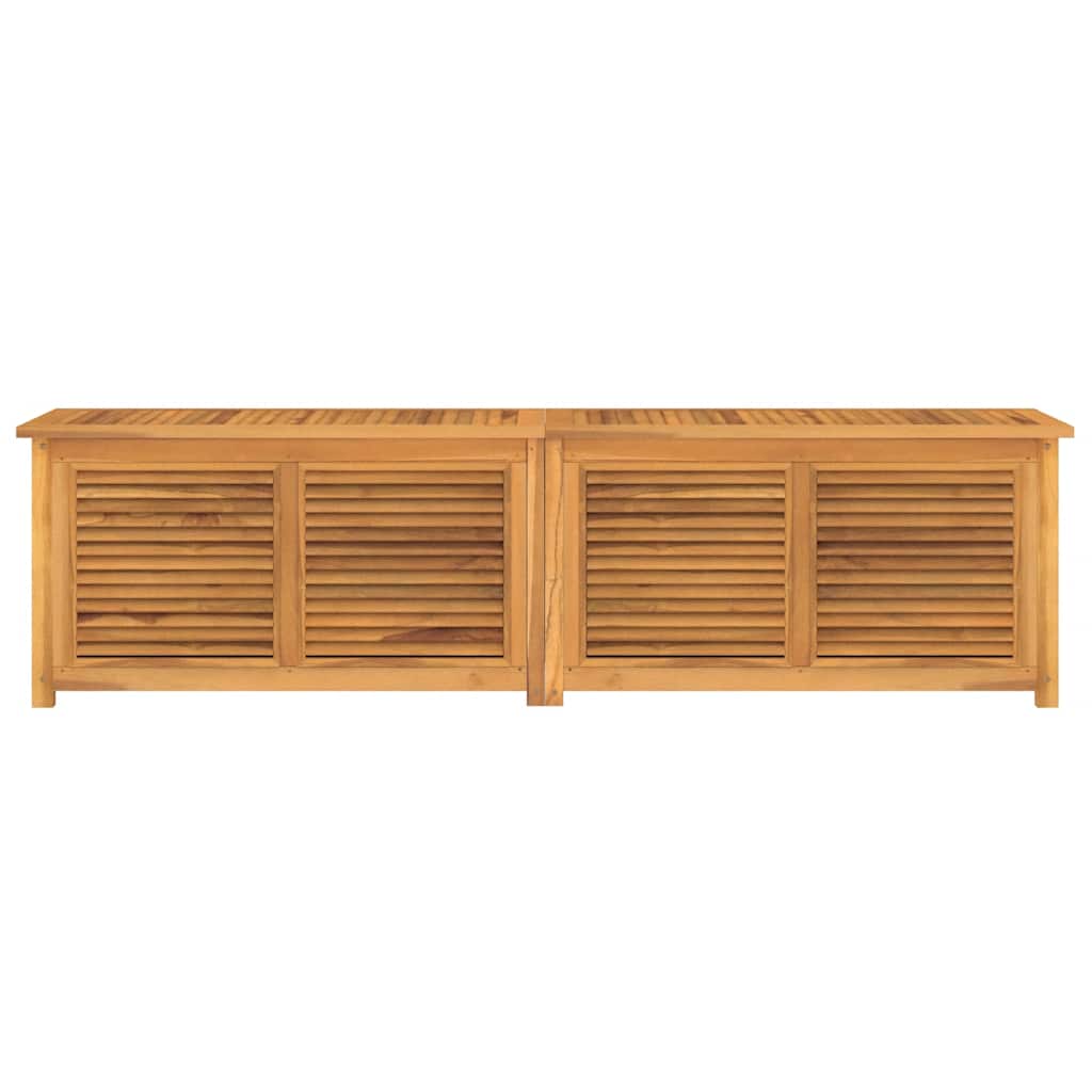 Tuinbox met zak 200x50x55 cm massief teakhout is nu te koop bij PeponiXL, paradijselijk wonen!