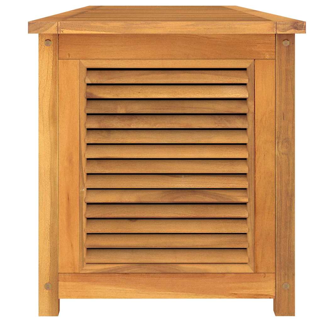 Tuinbox met zak 200x50x55 cm massief teakhout is nu te koop bij PeponiXL, paradijselijk wonen!
