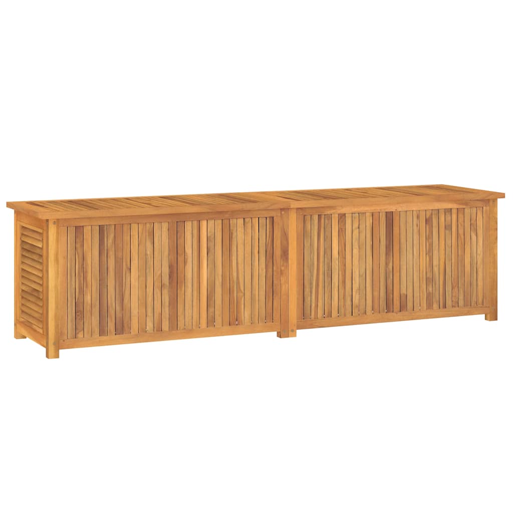 Tuinbox met zak 200x50x55 cm massief teakhout is nu te koop bij PeponiXL, paradijselijk wonen!