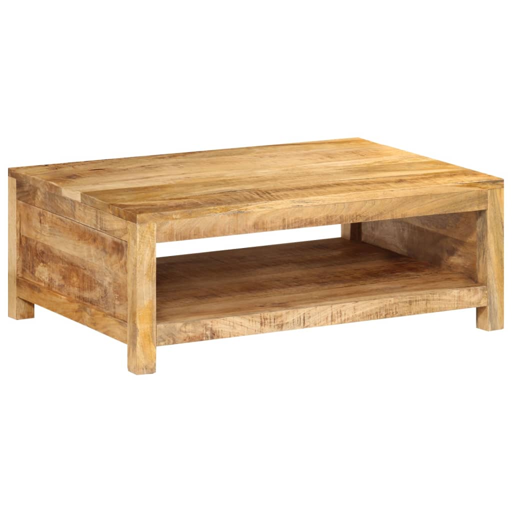 Salontafel 80x55x30 cm massief mangohout is nu te koop bij PeponiXL, paradijselijk wonen!