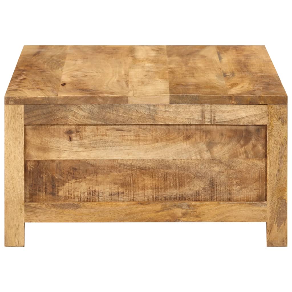 Salontafel 80x55x30 cm massief mangohout is nu te koop bij PeponiXL, paradijselijk wonen!