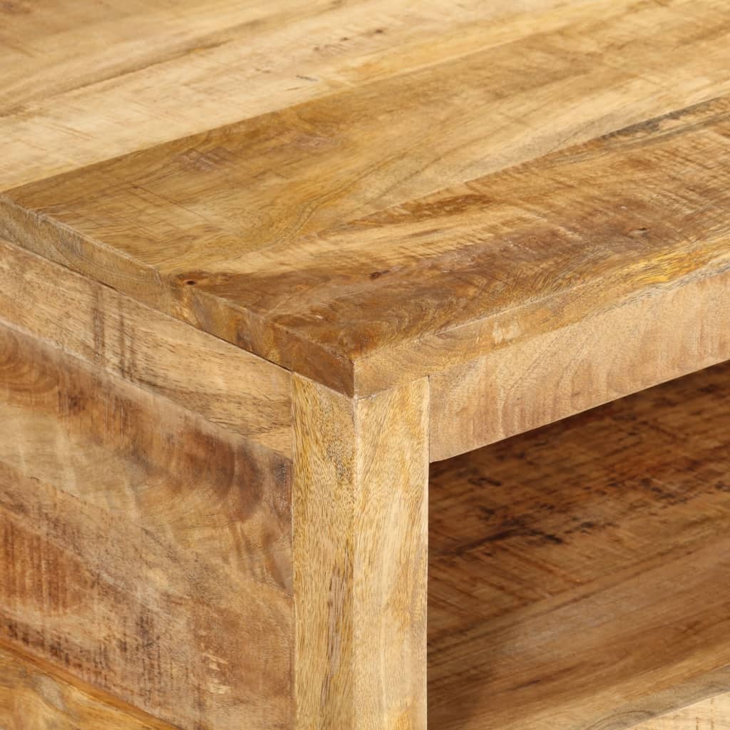 Salontafel 80x55x30 cm massief mangohout is nu te koop bij PeponiXL, paradijselijk wonen!
