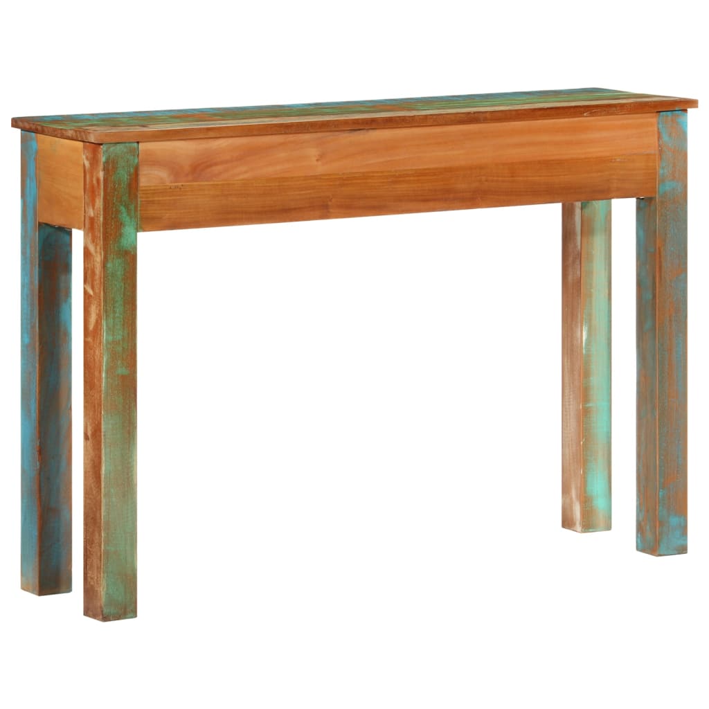 Wandtafel 110x30x75 cm massief gerecycled hout is nu te koop bij PeponiXL, paradijselijk wonen!