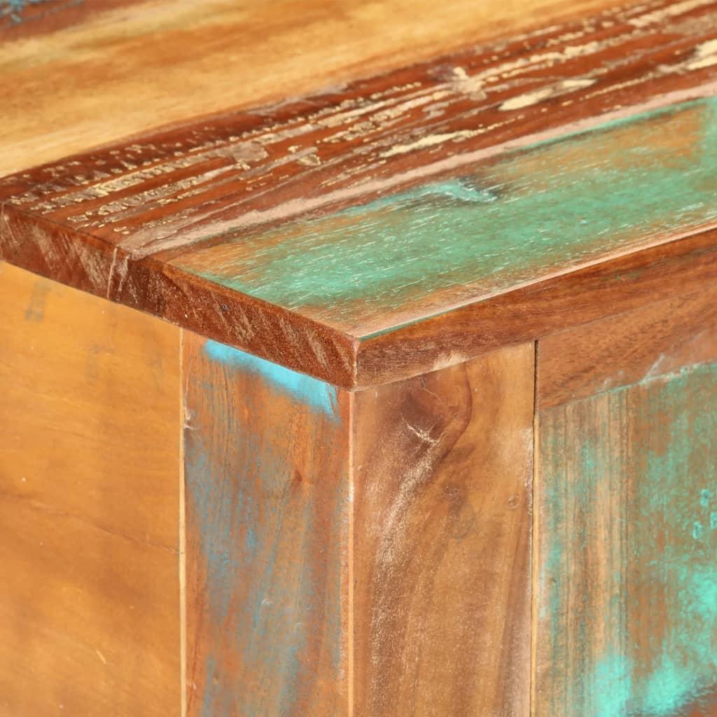Wandtafel 110x30x75 cm massief gerecycled hout is nu te koop bij PeponiXL, paradijselijk wonen!