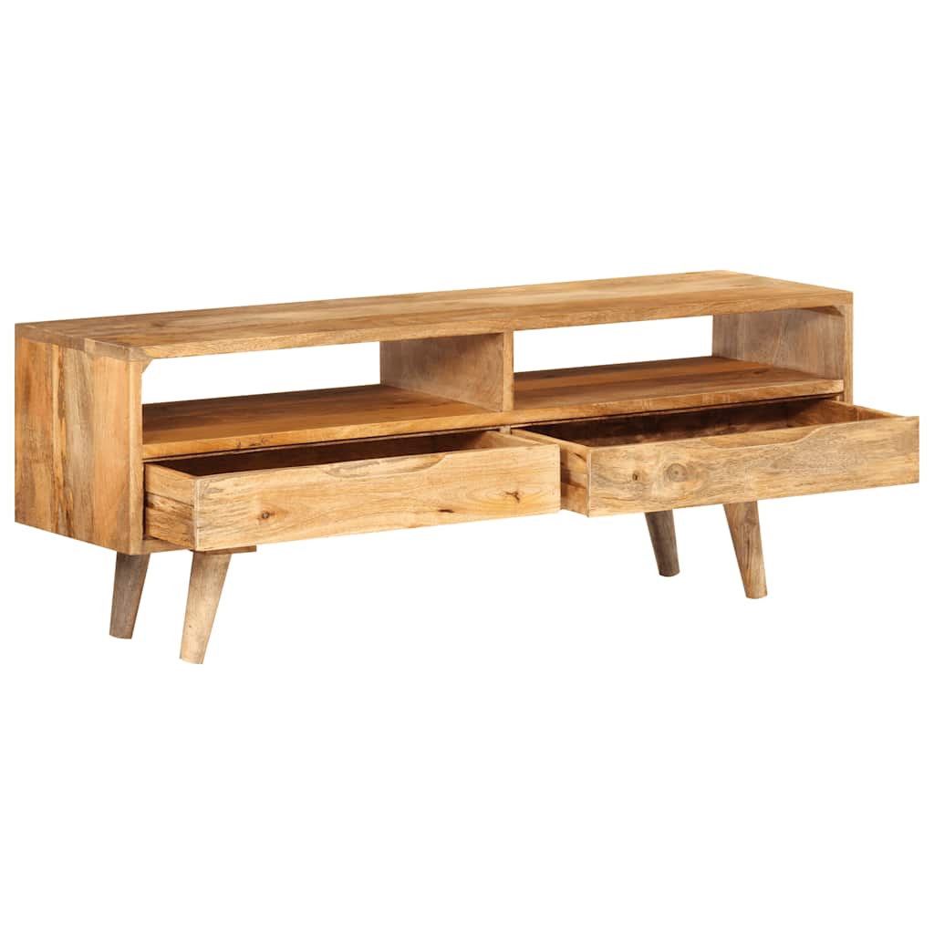 Tv-meubel 110x30x41 cm massief mangohout is nu te koop bij PeponiXL, paradijselijk wonen!