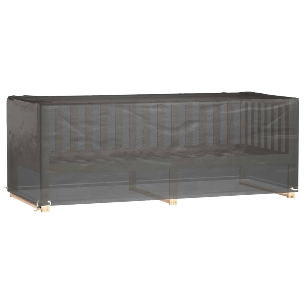 Tuinmeubelhoes met 8 oogjes rechthoekig 192x82x65 cm is nu te koop bij PeponiXL, paradijselijk wonen!