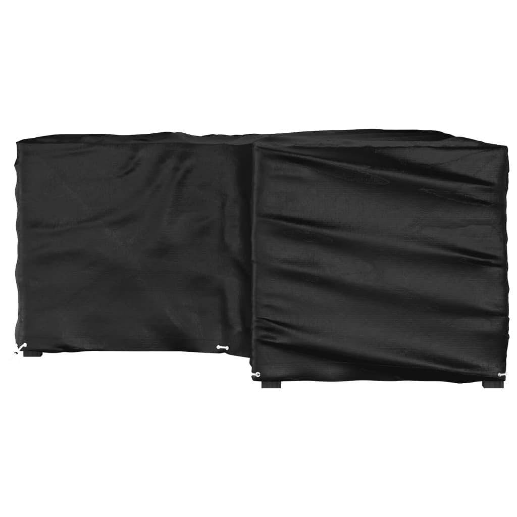 Tuinmeubelhoezen met 12 oogjes L-vormig 185x185x90 cm is nu te koop bij PeponiXL, paradijselijk wonen!