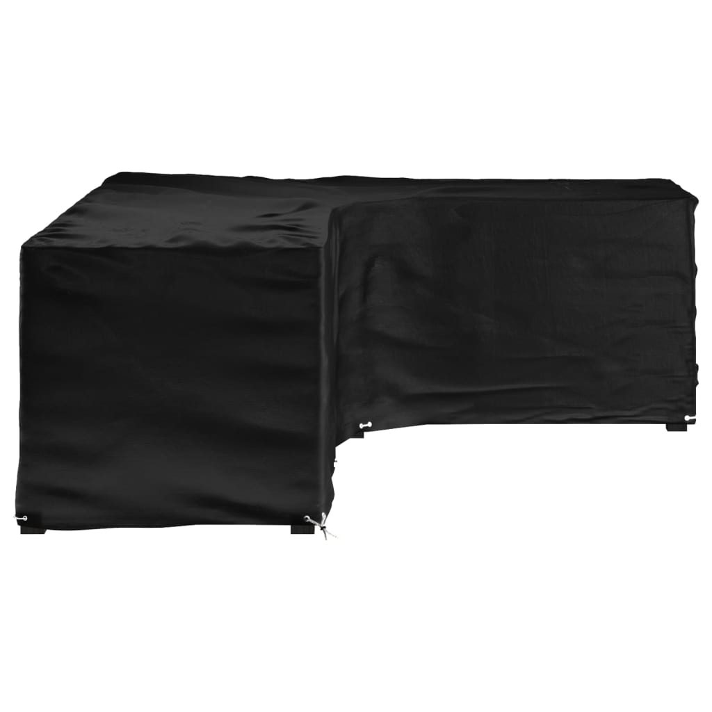 Tuinmeubelhoezen met 18 oogjes L-vormig 285x220x80 cm is nu te koop bij PeponiXL, paradijselijk wonen!