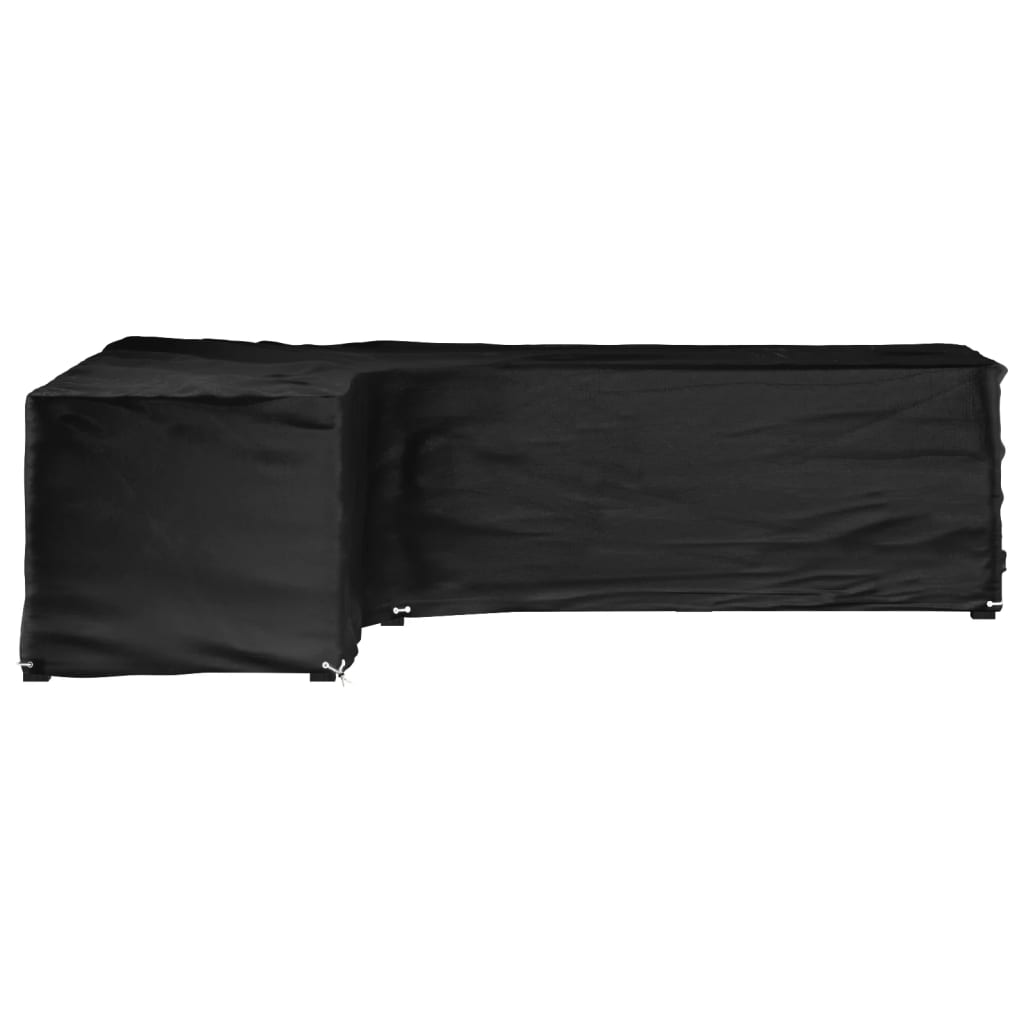 Tuinmeubelhoezen met 16 oogjes L-vormig 210x260x80 cm is nu te koop bij PeponiXL, paradijselijk wonen!