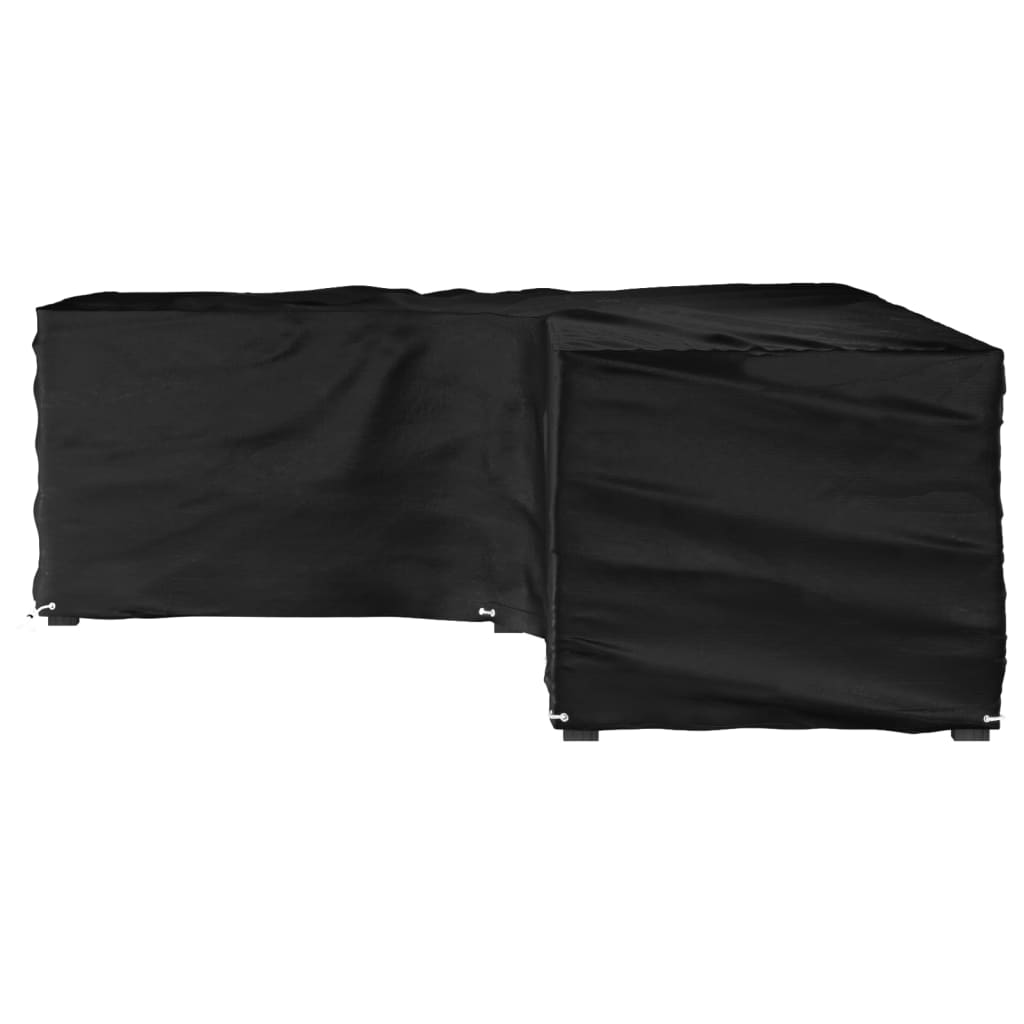 Tuinmeubelhoezen met 16 oogjes L-vormig 210x260x80 cm is nu te koop bij PeponiXL, paradijselijk wonen!