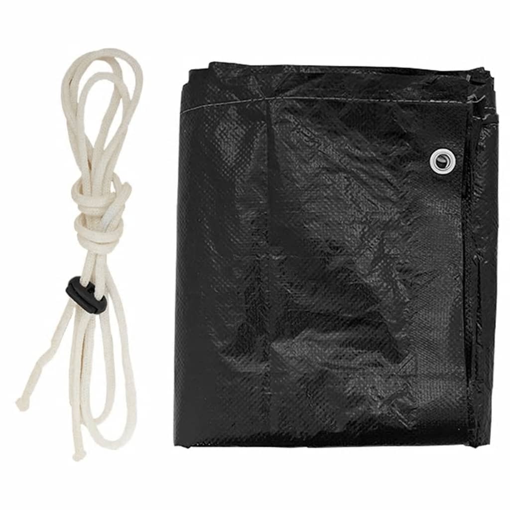 Schommelbankhoes met 8 oogjes 125x90x135/165 cm polyetheen is nu te koop bij PeponiXL, paradijselijk wonen!