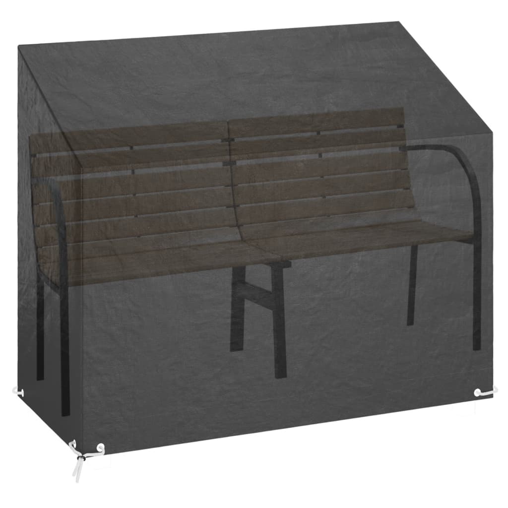 Tuinbankhoes met 8 oogjes 160x70x70/88 cm polyetheen is nu te koop bij PeponiXL, paradijselijk wonen!