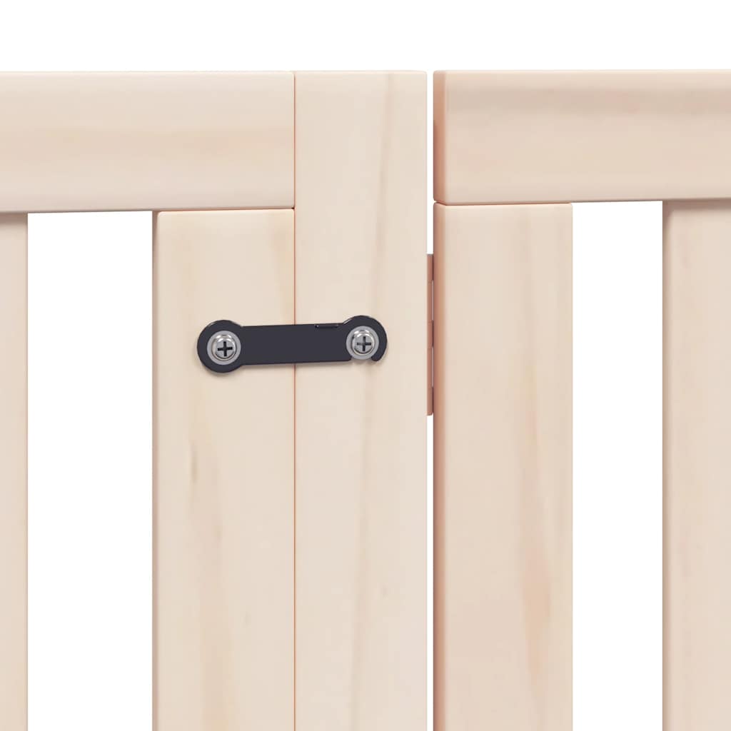 Hondenhek inklapbaar met deur 6 panelen 480 cm populierenhout is nu te koop bij PeponiXL, paradijselijk wonen!