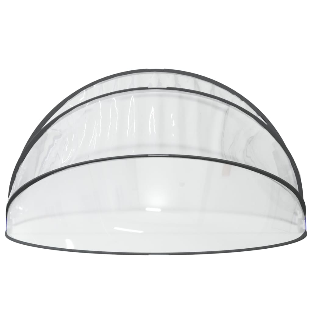 Zwembadoverkapping rond 406x203 cm PVC is nu te koop bij PeponiXL, paradijselijk wonen!