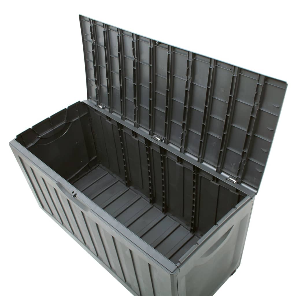 Opbergbox 118x53x57 cm polypropyleen zwart is nu te koop bij PeponiXL, paradijselijk wonen!