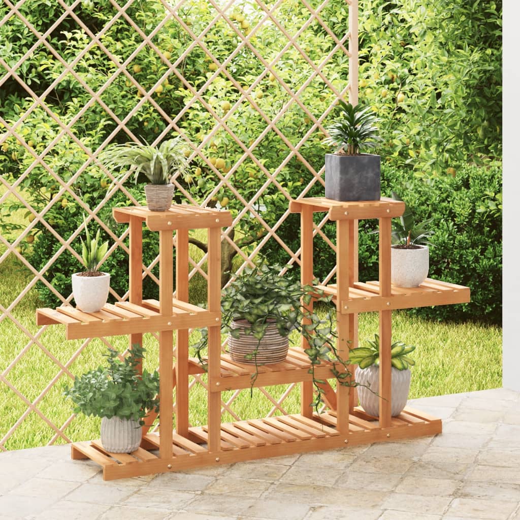 Plantenstandaard 110x25x73 cm massief vurenhout