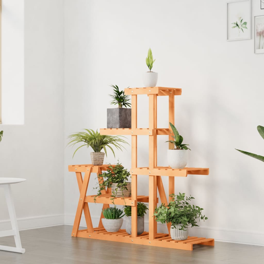 Plantenstandaard 95x25x96 cm massief vurenhout is nu te koop bij PeponiXL, paradijselijk wonen!