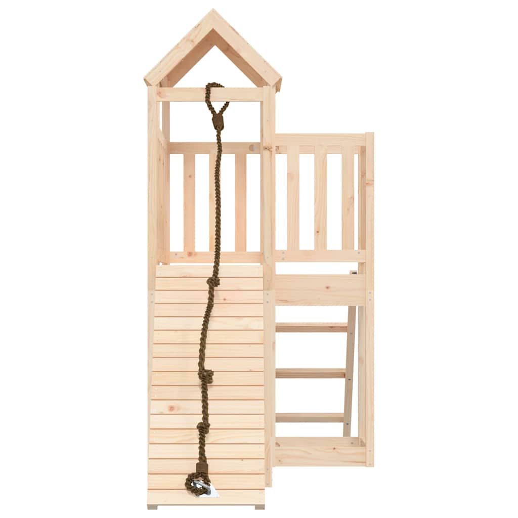 Speelhuis met klimwand massief grenenhout is nu te koop bij PeponiXL, paradijselijk wonen!