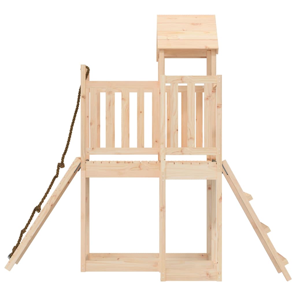 Speelhuis met klimwand massief grenenhout is nu te koop bij PeponiXL, paradijselijk wonen!