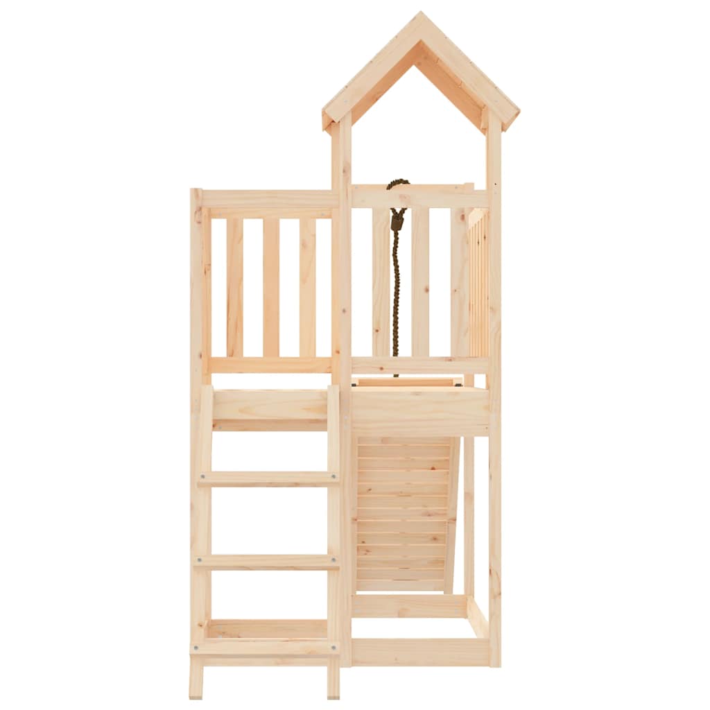 Speelhuis met klimwand massief grenenhout is nu te koop bij PeponiXL, paradijselijk wonen!