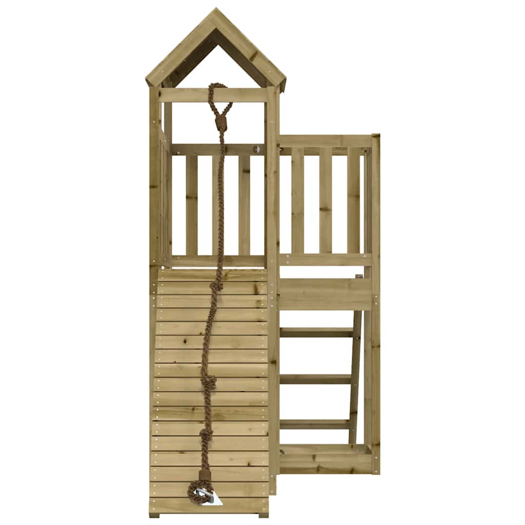 Speelhuis met klimwand geïmpregneerd grenenhout is nu te koop bij PeponiXL, paradijselijk wonen!