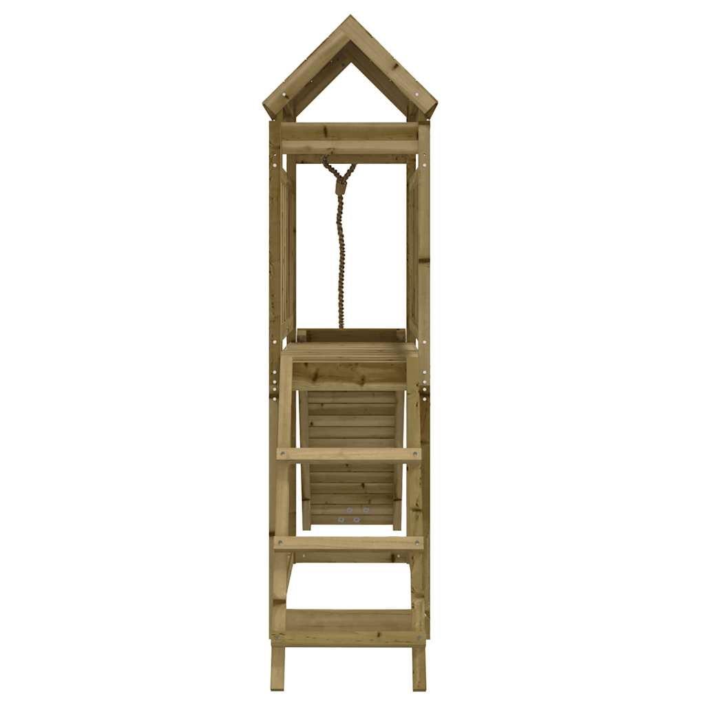 Speelhuis met klimwand geïmpregneerd grenenhout is nu te koop bij PeponiXL, paradijselijk wonen!